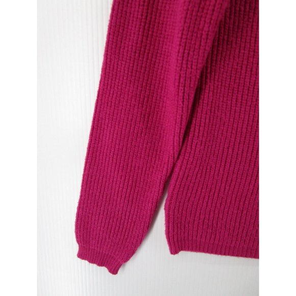 Tahari Sweater Medium Pullover Crewneck Casual Ribbed Breathable - Picture 3 of 11